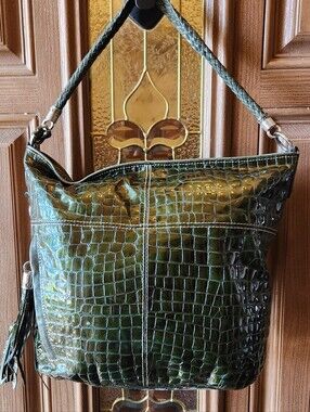 Brighton Dark Green Hobo Bag